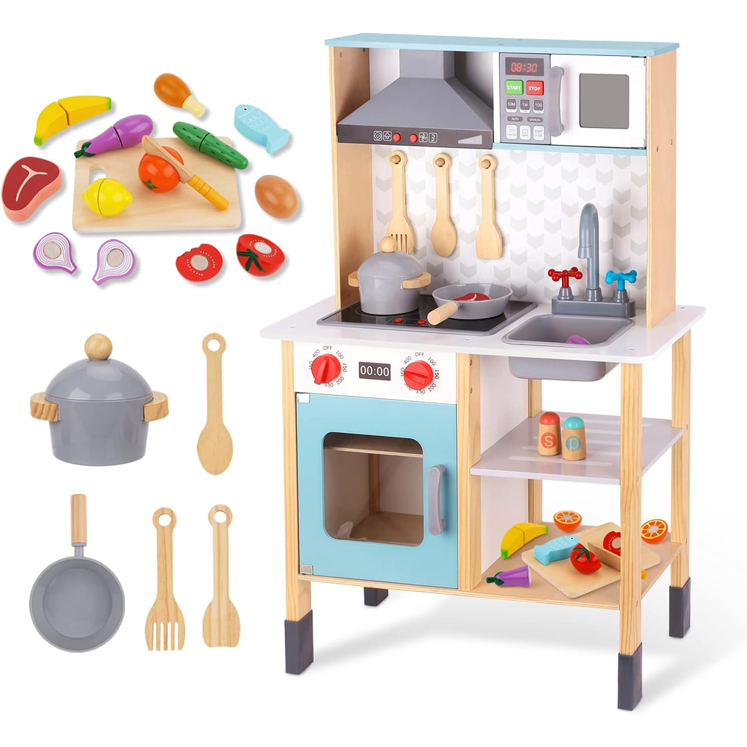 wk003 Kids Kitchen Playset