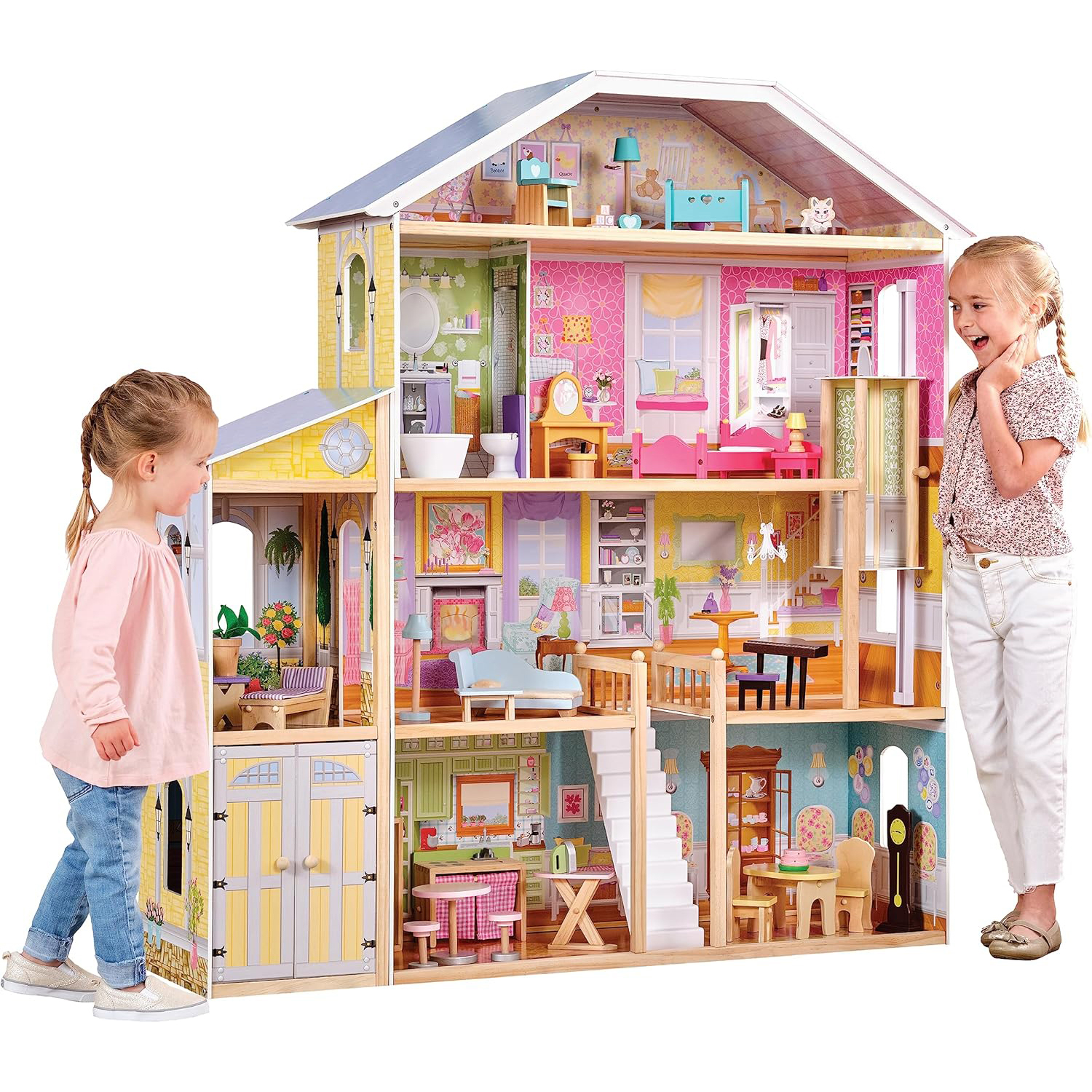 dh006 Wooden Dollhouse