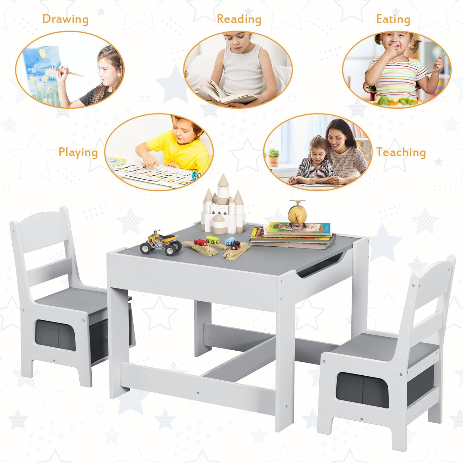 wf014 Kids Table and Chair Set